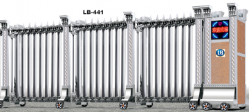 Cổng xếp inox LB441